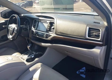 2014 Toyota Highlander Limited V6 z USA, uszkodzony, nr VIN 5TDDKRFH7ES009585